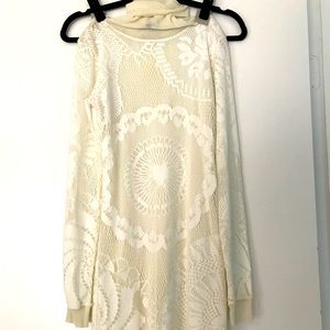 Long sleeve turtle neck dress